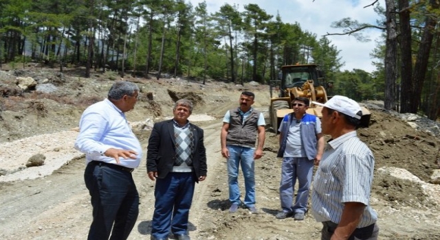 Finike Günçalı (Ernez) Ve Kaş Doğantaş Grup Yolları Yapılıyor