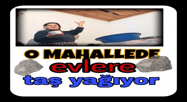 Mahalle Sakinleri Çok Tedirgin..!