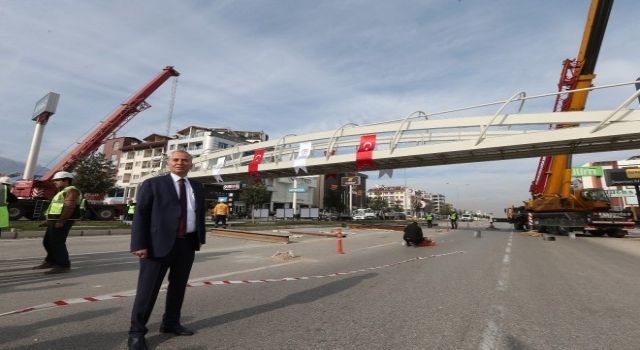 Başkan Osman Zolan: “Yeni Yaya Üst Geçidimiz Hayırlı Olsun”