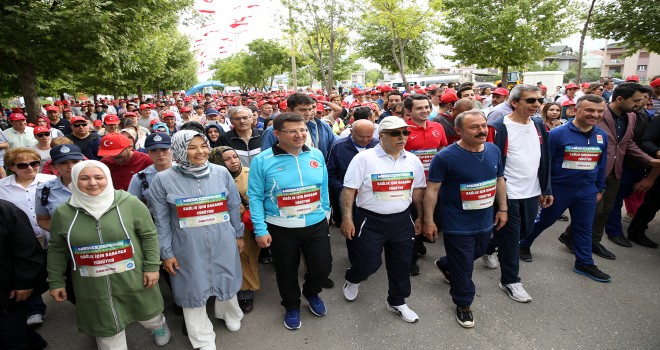 MERKEZEFENDİ’DE BİNLER SAĞLIK İÇİN YÜRÜDÜ