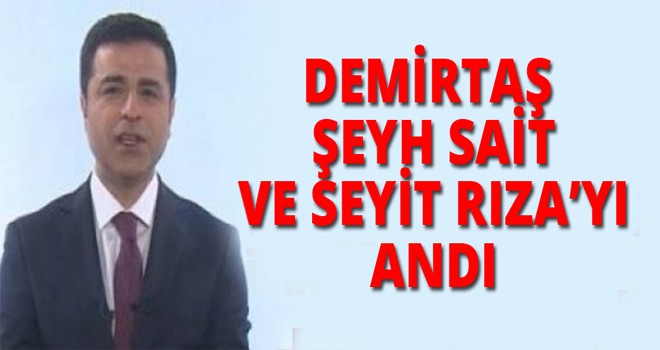 DEMİRTAŞ,ATATÜRK DÜŞMANLARINI ANDI