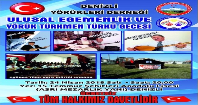 DENİZLİ YÖRÜKLER DERNEĞİ BAŞKANI YAŞAR CELAL CEYLAN'DAN ÖZEL AÇIKLAMA.