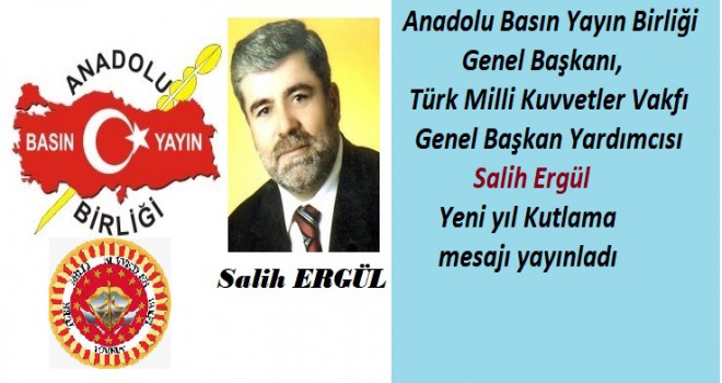 Salih ERGÜL’ den yeni yıl mesajı