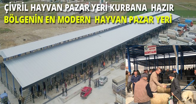 ÇİVRİL HAYVAN PAZAR YERİ KURBANA  HAZIR BÖLGENİN EN MODERN  HAYVAN PAZAR YERİ,