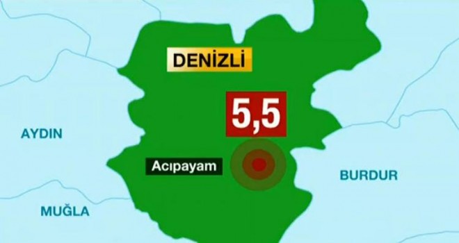 ACIPAYAM'DA 5 MAHALLEDE EVLER YIKILDI