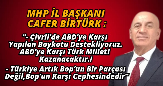 MHP İL BAŞKANI: