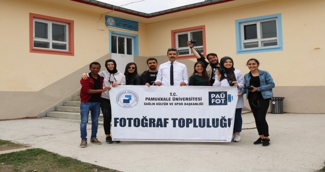 PAÜ Köy Okulu Öğrencilerini Fotoğrafçılıkla Tanıştırdı